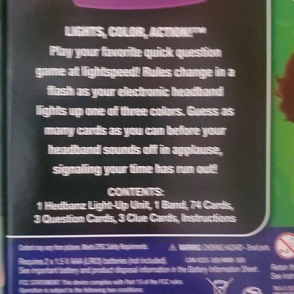 NEW IN BOX SPINMASTER  HEDBANZ LIGHTSPEED GAME - Picture 7 of 7